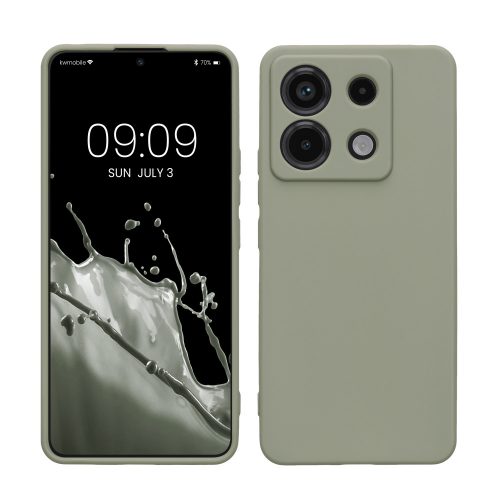 Θήκη Kwmobile για Xiaomi Redmi Note 13 Pro 5G/Poco X6, Πράσινη, Σιλικόνη, KWM000020LD003C