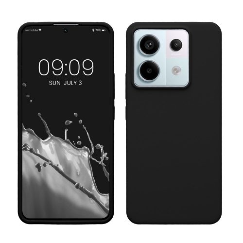 Θήκη Kwmobile για Xiaomi Redmi Note 13 Pro 5G/Poco X6, Μαύρο, Σιλικόνη, KWM000020LF001C