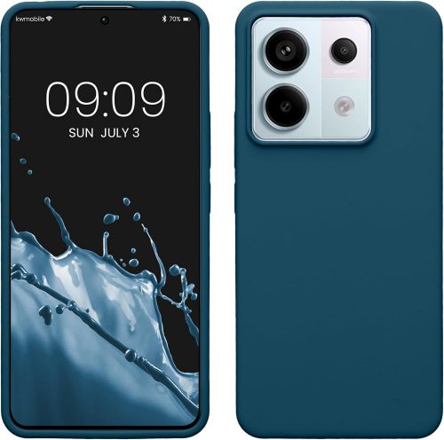 Θήκη Kwmobile για Xiaomi Redmi Note 13 Pro 5G/Poco X6, Μπλε, Σιλικόνη, KWM000020LF002C