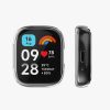 Σετ 2 θηκών Kwmobile για Xiaomi Redmi Watch 3 Active, Διαφανές/Μαύρο, Σιλικόνη, KWM000024YF003C