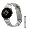 Kwmobile Strap for Google Pixel Watch 2/Pixel Watch, Silver, Steel, KWM000025AC001C