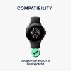 Kwmobile Strap for Google Pixel Watch 2/Pixel Watch, Silver, Steel, KWM000025AC001C