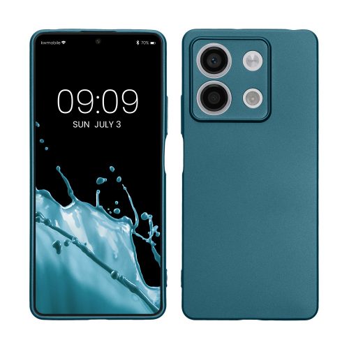 Θήκη Kwmobile για Xiaomi Redmi Note 13, Μπλε, Σιλικόνη, KWM000020LL001C