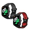 Σετ 2 ιμάντες Kwmobile για Xiaomi Redmi Watch 4, Πολύχρωμο, Σιλικόνη, KWM000025BB001C