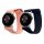 Σετ 2 ιμάντες Kwmobile για Google Pixel Watch 2/Pixel Watch, Dark Blue/Pink, Nylon, KWM000025BF002C