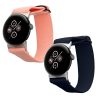 Σετ 2 ιμάντες Kwmobile για Google Pixel Watch 2/Pixel Watch, Dark Blue/Pink, Nylon, KWM000025BF002C