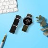 Σετ 2 ιμάντες Kwmobile για Google Pixel Watch 2/Pixel Watch, Μαύρο/Σκούρο Πράσινο, Nylon, KWM000025BF003C