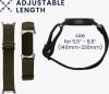 Σετ 2 ιμάντες Kwmobile για Google Pixel Watch 2/Pixel Watch, Μαύρο/Σκούρο Πράσινο, Nylon, KWM000025BF003C