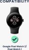 Σετ 2 ιμάντες Kwmobile για Google Pixel Watch 2/Pixel Watch, Μαύρο/Σκούρο Πράσινο, Nylon, KWM000025BF003C