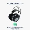 Σετ 2 μαξιλαριών αυτιού Kwmobile για AKG K701/K702/Q702, Μαύρο, Textile, KWM000025BY001C