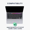 Αυτοκόλλητο πληκτρολογίου Kwmobile για Apple MacBook Pro M1 13" (2020)/MacBook Pro M2 13" (2022), Πολύχρωμο, Πλαστικό, KWM000025CR001C