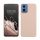 Θήκη Kwmobile για Motorola Moto G34, Cream, Silicone, KWM000022QU004C