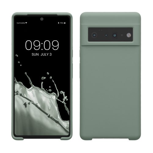 Θήκη Kwmobile για Google Pixel 6 Pro, Πράσινη, Σιλικόνη, KWM000013OI048C