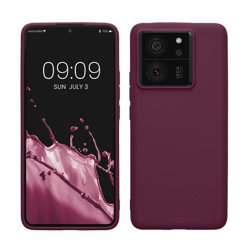 Θήκη Kwmobile για Xiaomi 13T/13T Pro, Μαύρο, Σιλικόνη, KWM000020IV004C