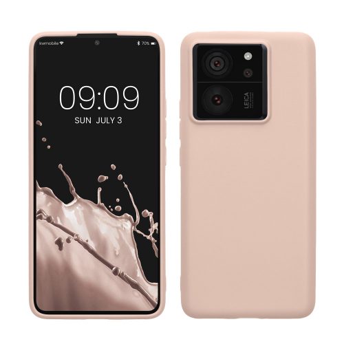 Θήκη Kwmobile για Xiaomi 13T/13T Pro, Κρέμα, Σιλικόνη, KWM000020IV006C