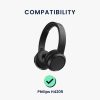 Σετ 2 μαξιλαριών αυτιού Kwmobile για Philips H4205, Μαύρο, Οικολογικό δέρμα, KWM000025CX001C