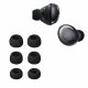 Σετ 6 Συμβουλές αντικατάστασης Kwmobile για Samsung Galaxy Buds Pro, Μαύρο, Σιλικόνη, KWM000025DT001C