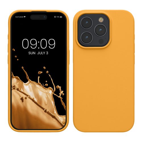 Θήκη Kwmobile για Apple iPhone 15 Pro, Orange, Silicone, KWM000020CC022C