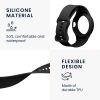 Kwmobile Strap for Google Pixel Watch 2/Pixel Watch, Black, Silicone, KWM000025GT001C