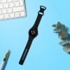 Kwmobile Strap for Google Pixel Watch 2/Pixel Watch, Black, Silicone, KWM000025GT001C