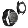 Σετ 2 καλύμματα Kwmobile με τζάμι ασφαλείας για Xiaomi Watch S3, Μαύρο/Διαφανές, Πλαστικό, KWM000025GV001C