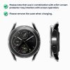 Σετ 2 καλύμματα Kwmobile με τζάμι ασφαλείας για Xiaomi Watch S3, Μαύρο/Διαφανές, Πλαστικό, KWM000025GV001C