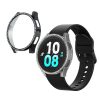 Σετ 2 θηκών Kwmobile για Samsung Galaxy Watch 5, Διαφανές/Μαύρο, Πλαστικό, KWM000024ZL002C