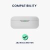 Θήκη για ακουστικά JBL Wave 300 TWS, Kwmobile, White, Silicone, 59287.02