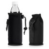 Σετ 2 καλύμματα Cooler Jacket για μπουκάλια 500 ml, Kwmobile, Μαύρο, Neoprene, 55885.02