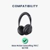 Σετ 2 μαξιλαριών αυτιών για ακουστικά Bose Noise Canceling 700/Noise Cancelling NC700, Kwmobile, Grey, Eco leather, 59284.22