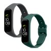 Σετ 2 ιμάντων για Samsung Galaxy Fit 2, Kwmobile, Green/Grey, Silicone, 53962.09