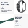 Σετ 2 ιμάντων για Samsung Galaxy Fit 2, Kwmobile, Green/Grey, Silicone, 53962.09