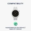 λουράκι kwmobile για Huawei Watch GT 3 Pro (43mm)/Ρολόι GT 3 (42mm), Φυσικό δέρμα, Καφέ/Μαύρο, 59318.107