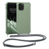 Θήκη Kwmobile για Apple iPhone 12/iPhone 12 Pro, Silicone, Green, 53840.172