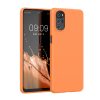 Θήκη Kwmobile για Motorola Moto G22, Silicone, Orange, 58208.150