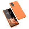 Θήκη Kwmobile για Motorola Moto G22, Silicone, Orange, 58208.150