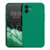 Θήκη Kwmobile για Apple iPhone 12/iPhone 12 Pro, Silicone, Green, 59351.142