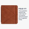 Θήκη για Kobo Libra 2, Kwmobile, Brown, Eco-leather, 56576.05