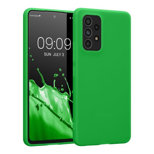 Θήκη Kwmobile για Samsung Galaxy A53 5G, Silicone, Green, 57808.44