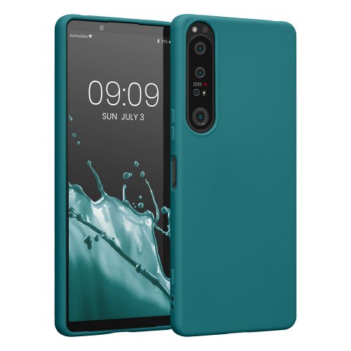 Θήκη Kwmobile για Sony Xperia 1 IV, Silicone, Green, 58661.57