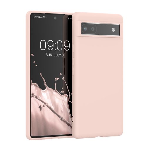 θήκη kwmobile για Google Pixel 6a, Silicon, Pink, 57799.225