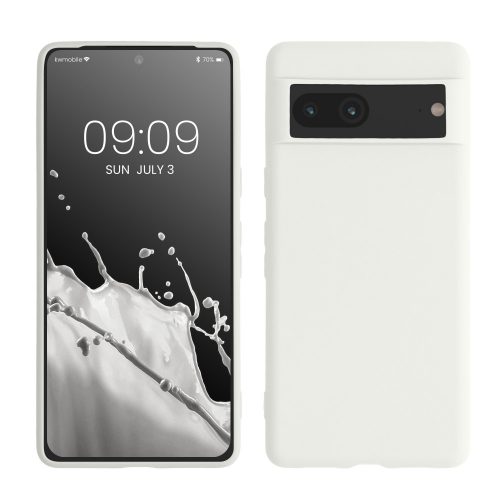 Θήκη kwmobile για Google Pixel 7, Silicone, White, 59399.48