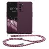 Θήκη Kwmobile για OPPO A16/A16s, Silicone, Purple, 59410.187