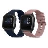 Σετ 2 λουράκια για Garmin Venu Sq/Venu Sq Music, Kwmobile, Blue/Pink, Silicone, 57776.08