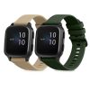 Σετ 2 ιμάντες για Garmin Venu Sq/Venu Sq Music, Kwmobile, Green/Grey, Silicone, 57776.07