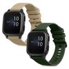 Σετ 2 ιμάντες για Garmin Venu Sq/Venu Sq Music, Kwmobile, Green/Grey, Silicone, 57776.07