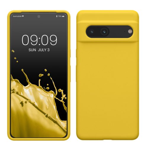 θήκη kwmobile για Google Pixel 7, Silicon, Yellow, 59451.165