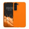 Θήκη Kwmobile για Samsung Galaxy S22, Silicon, Orange, 56756.150