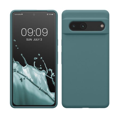 θήκη kwmobile για Google Pixel 7, Silicone, Green, 59451.207