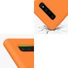 Κάλυμμα kwmobile για Samsung Galaxy S10, Silicon, Orange, 47732.150